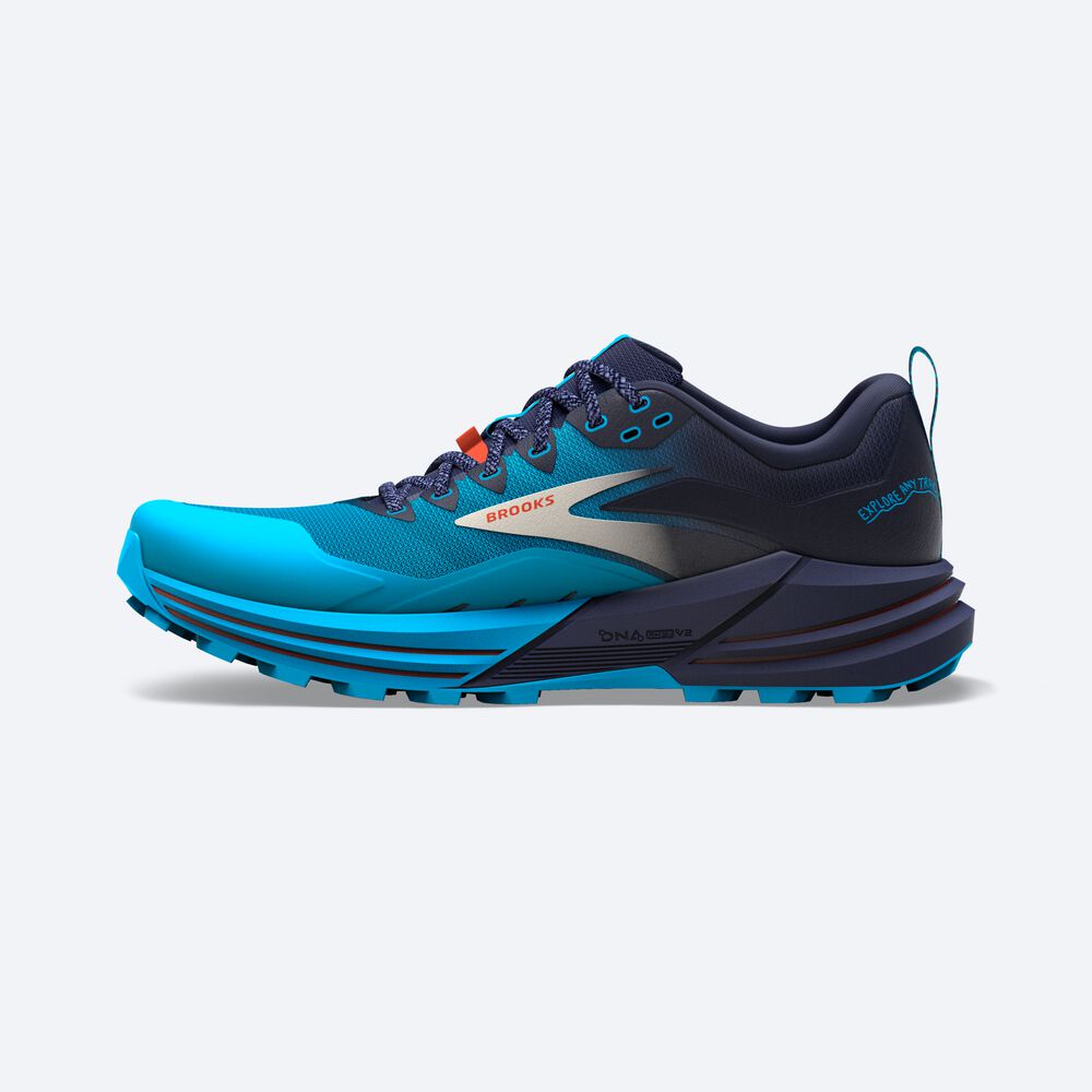 Brooks Cascadia 16 Moški Trail Tekaški Copati Temno Modre Modre | Slovenija-69704