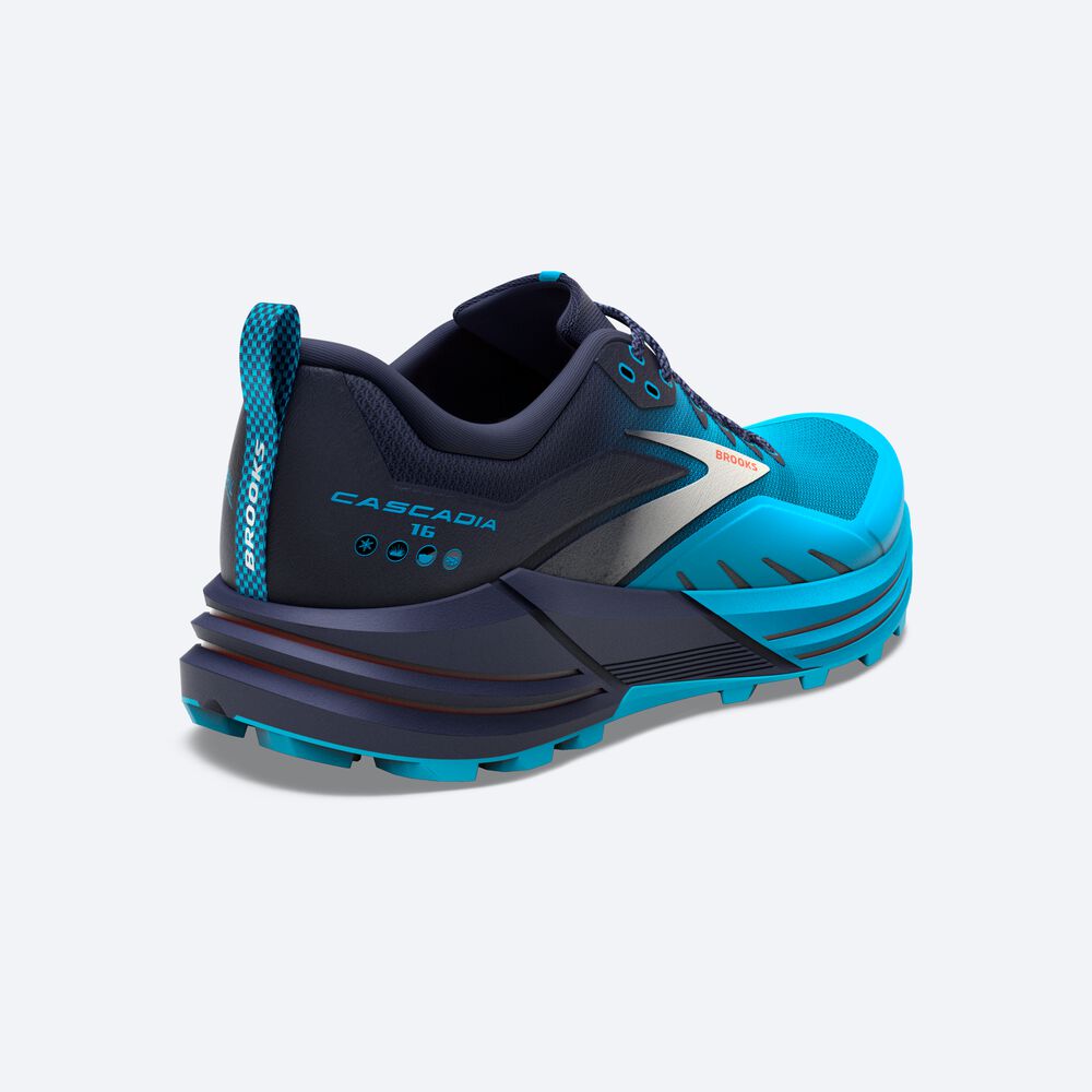 Brooks Cascadia 16 Moški Trail Tekaški Copati Temno Modre Modre | Slovenija-69704