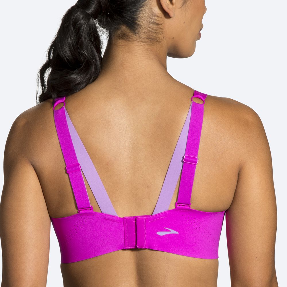 Brooks Dare Underwire Run Bra Ženske Športni Nedrčki Roza Vijolične | Slovenija-57940