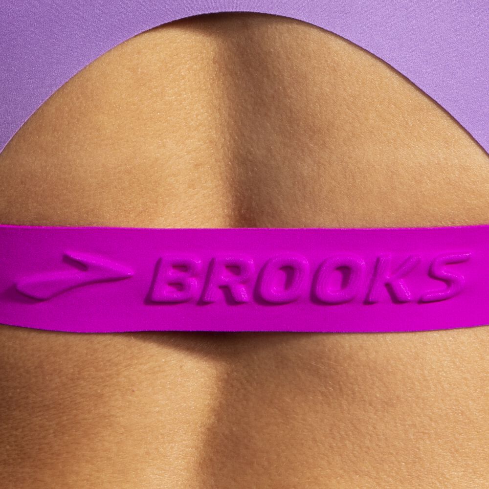 Brooks Dare V Neck Run Bra Ženske Športni Nedrčki Vijolične | Slovenija-72983