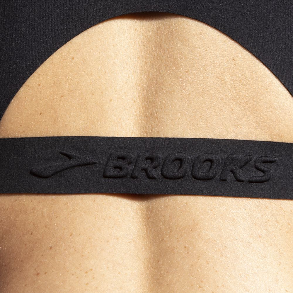 Brooks Dare V Neck Run Bra Ženske Športni Nedrčki Črne | Slovenija-87591