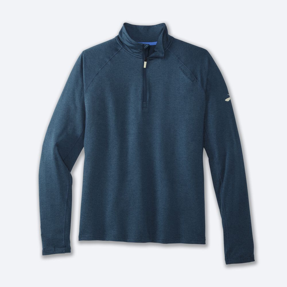 Brooks Dash 1/2 Zip Moški Jakne Indigo | Slovenija-78453