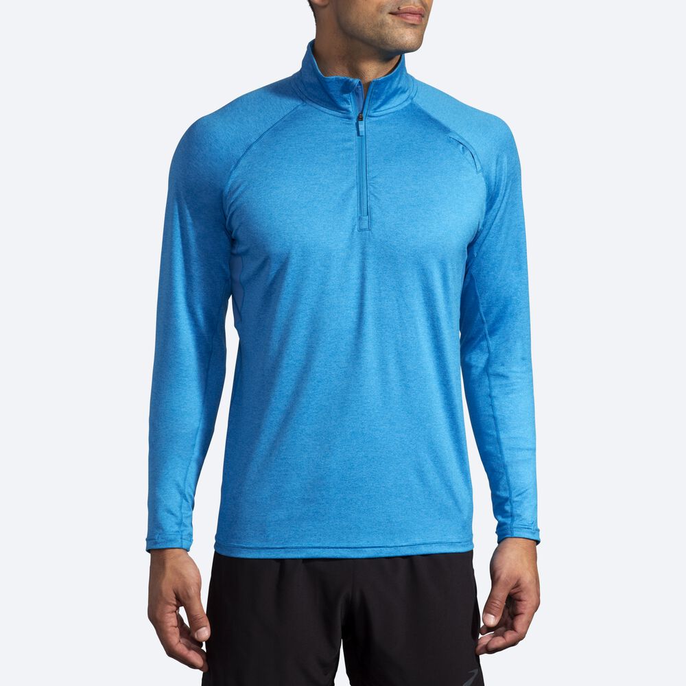 Brooks Dash 1/2 Zip Moški Jakne Modre | Slovenija-92713