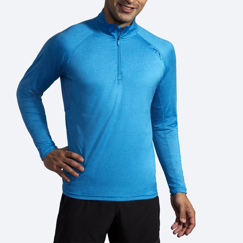 Brooks Dash 1/2 Zip Moški Jakne Modre | Slovenija-92713