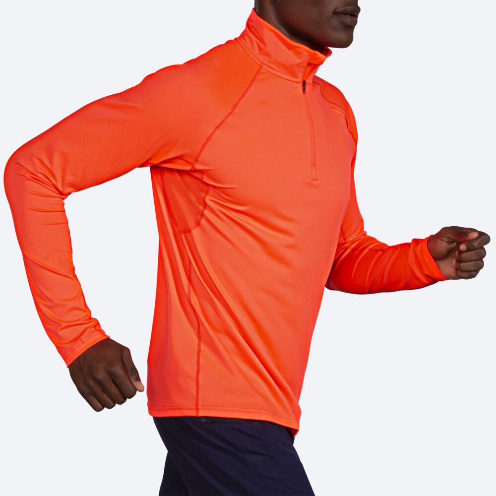 Brooks Dash 1/2 Zip Moški Jakne Oranžne | Slovenija-46039