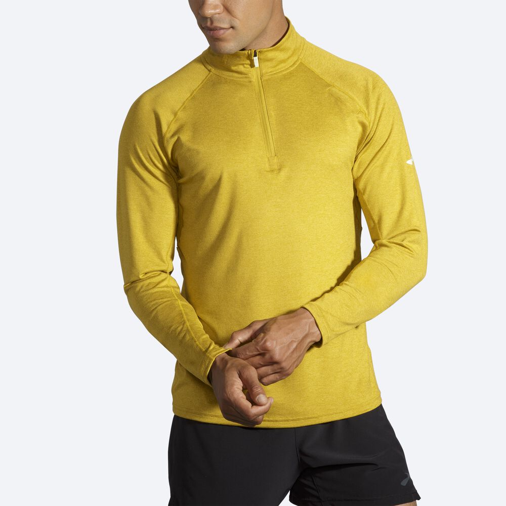 Brooks Dash 1/2 Zip Moški Jakne Zlate | Slovenija-41025