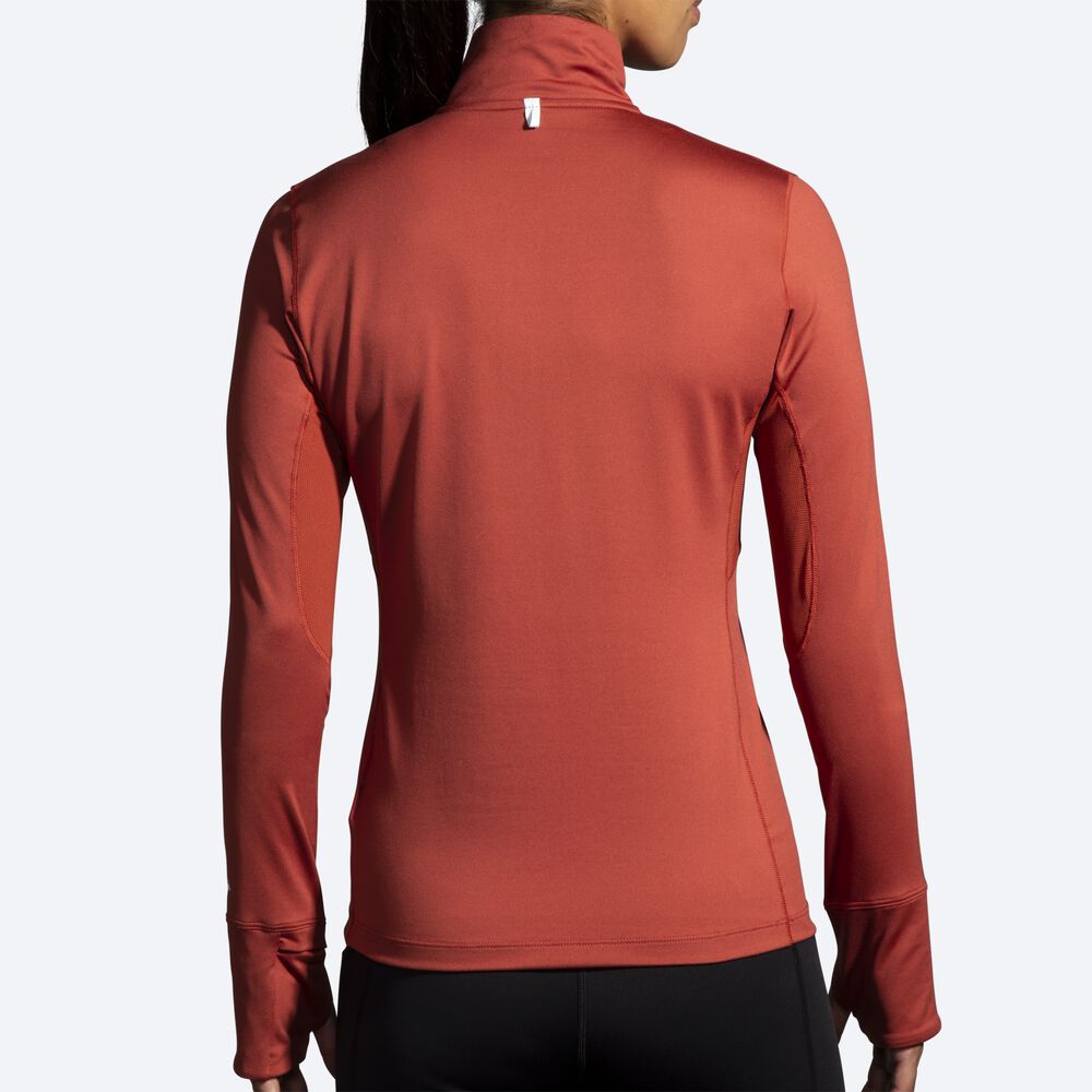 Brooks Dash 1/2 Zip Ženske Jakne Bakrene | Slovenija-50836