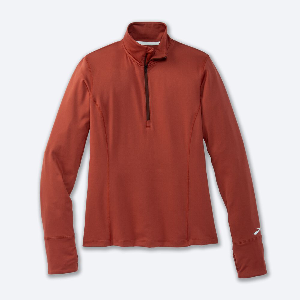 Brooks Dash 1/2 Zip Ženske Jakne Bakrene | Slovenija-50836