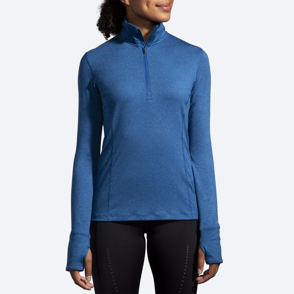 Brooks Dash 1/2 Zip Ženske Jakne Modre Sive | Slovenija-68590