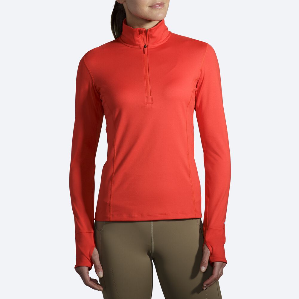 Brooks Dash 1/2 Zip Ženske Jakne Rdeče | Slovenija-96703