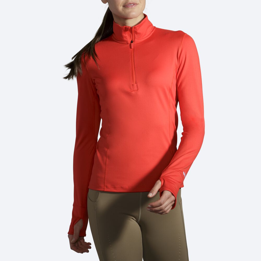 Brooks Dash 1/2 Zip Ženske Jakne Rdeče | Slovenija-96703