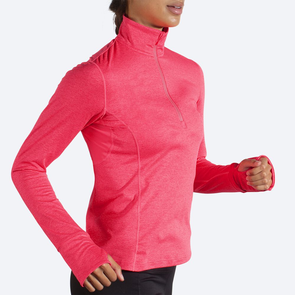 Brooks Dash 1/2 Zip Ženske Jakne Roza | Slovenija-89736