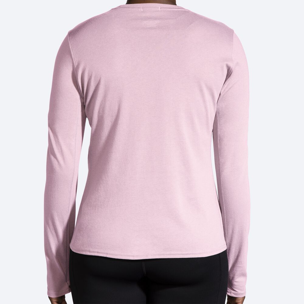 Brooks Distance Long Sleeve 2.0 Ženske Majice Roza | Slovenija-13492