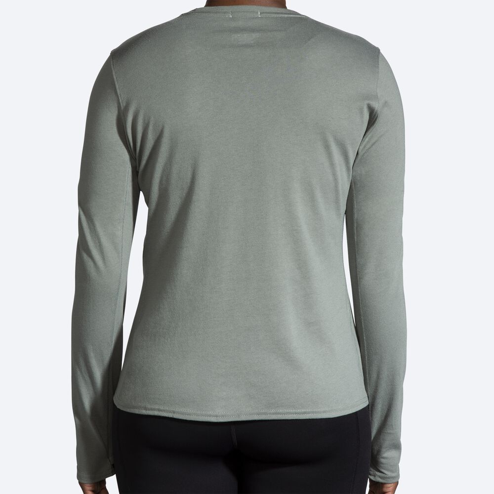 Brooks Distance Long Sleeve 2.0 Ženske Majice Zelene | Slovenija-69342