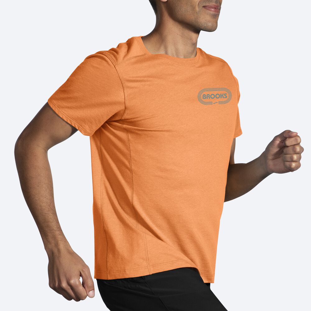 Brooks Distance Short Sleeve 2.0 Moški Majice Oranžne | Slovenija-48507