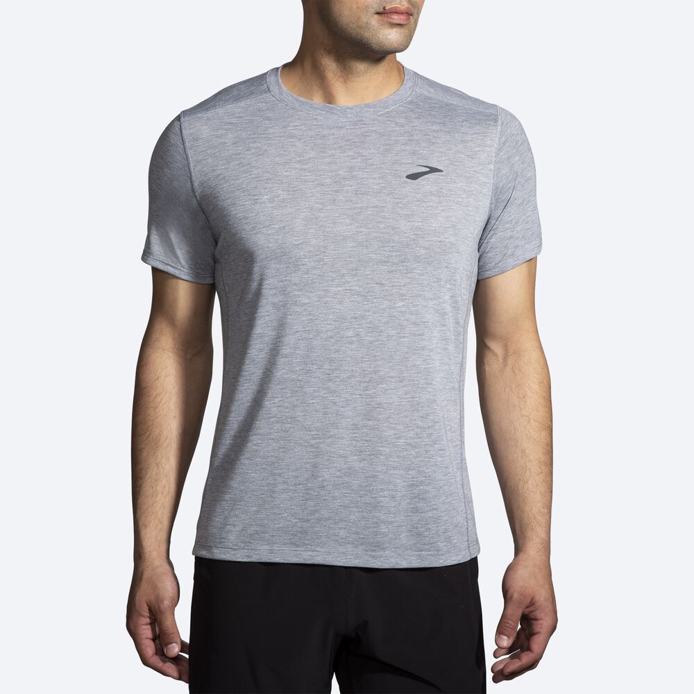 Brooks Distance Short Sleeve 2.0 Moški Majice Sive | Slovenija-96487