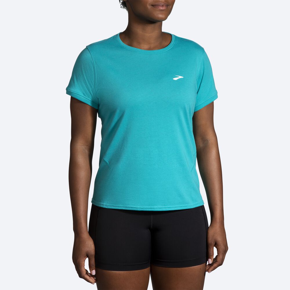 Brooks Distance Short Sleeve 2.0 Ženske Majice Zelene | Slovenija-70964