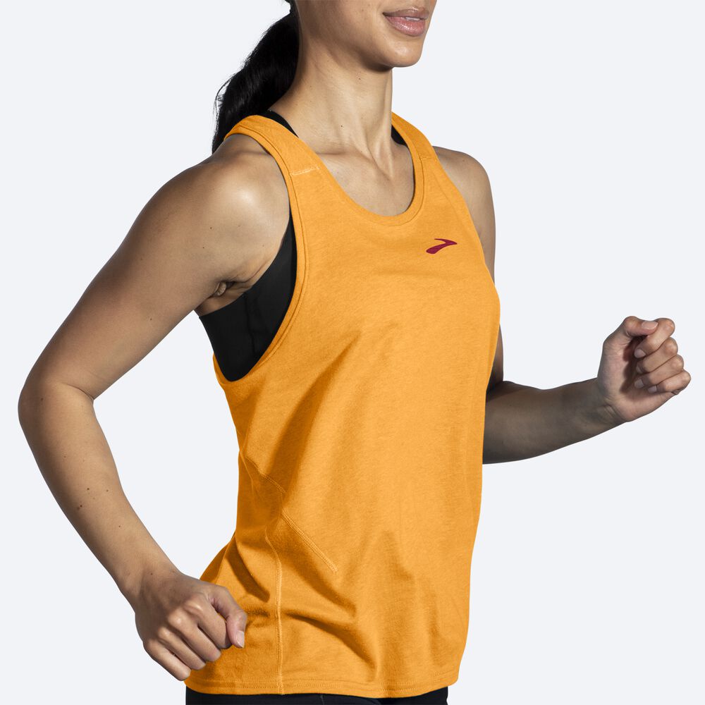 Brooks Distance Tank 2.0 Ženske Majice Brez Rokavov Oranžne | Slovenija-92317