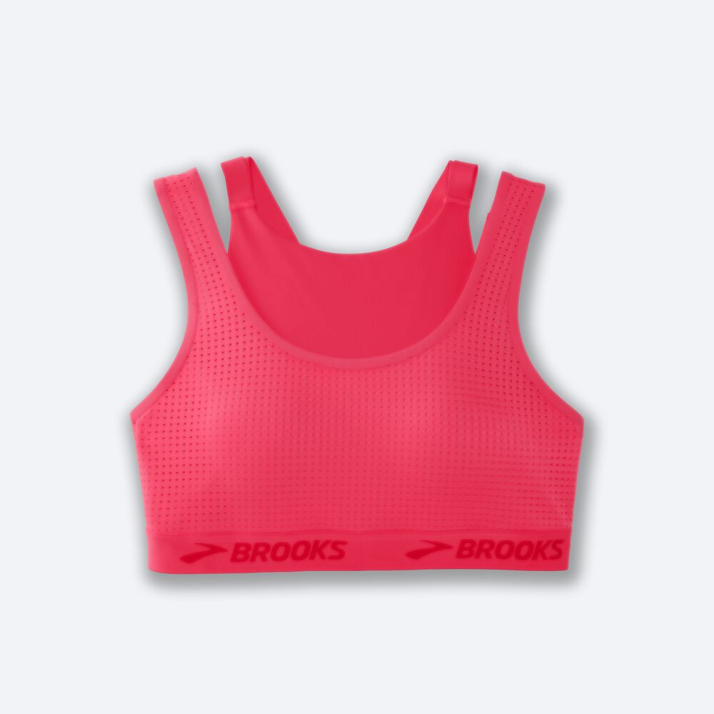 Brooks Drive Mesh Run Bra Ženske Športni Nedrčki Roza | Slovenija-70865