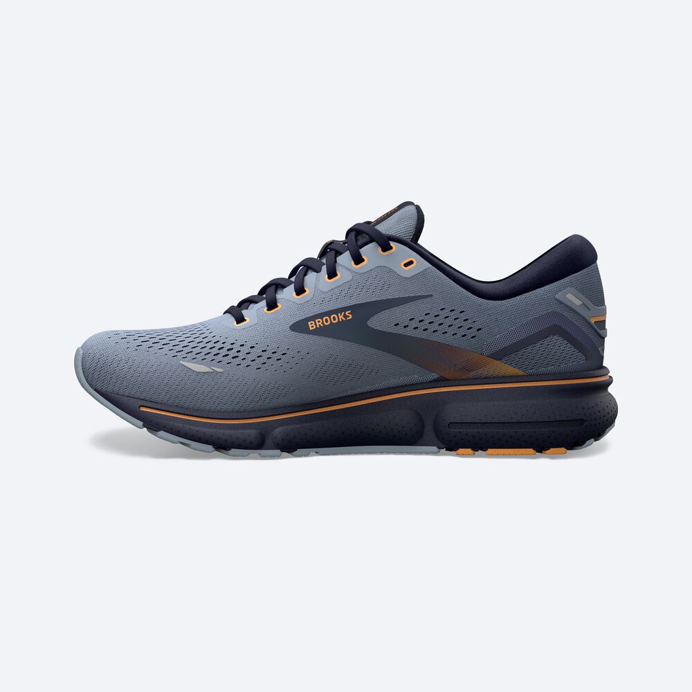 Brooks Ghost 15 Moški Tekaški Copati Sive Temno Modre | Slovenija-95836