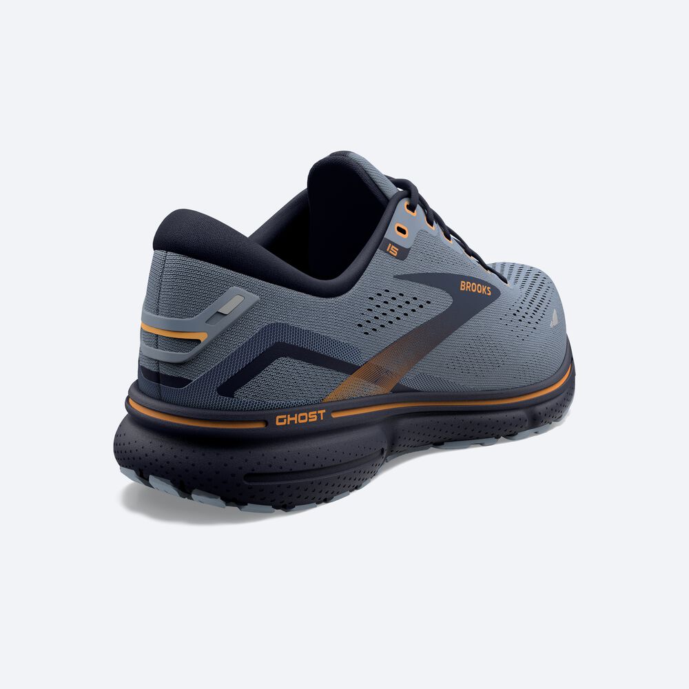 Brooks Ghost 15 Moški Tekaški Copati Sive Temno Modre | Slovenija-95836