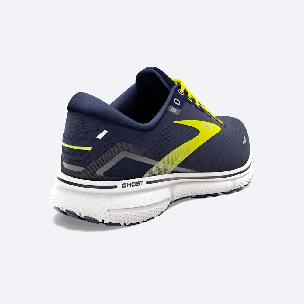 Brooks Ghost 15 Moški Tekaški Copati Temno Modre Sive | Slovenija-43629