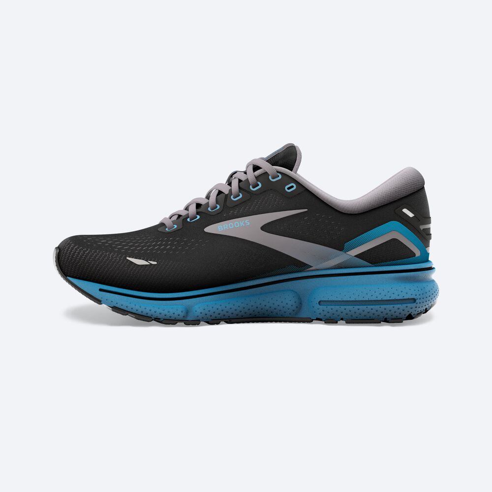 Brooks Ghost 15 Moški Tekaški Copati Črne Modre | Slovenija-91583