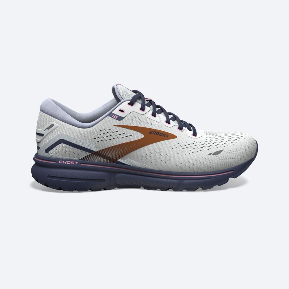 Brooks Ghost 15 Ženske Tekaški Copati Modre Roza Bakrene | Slovenija-81394