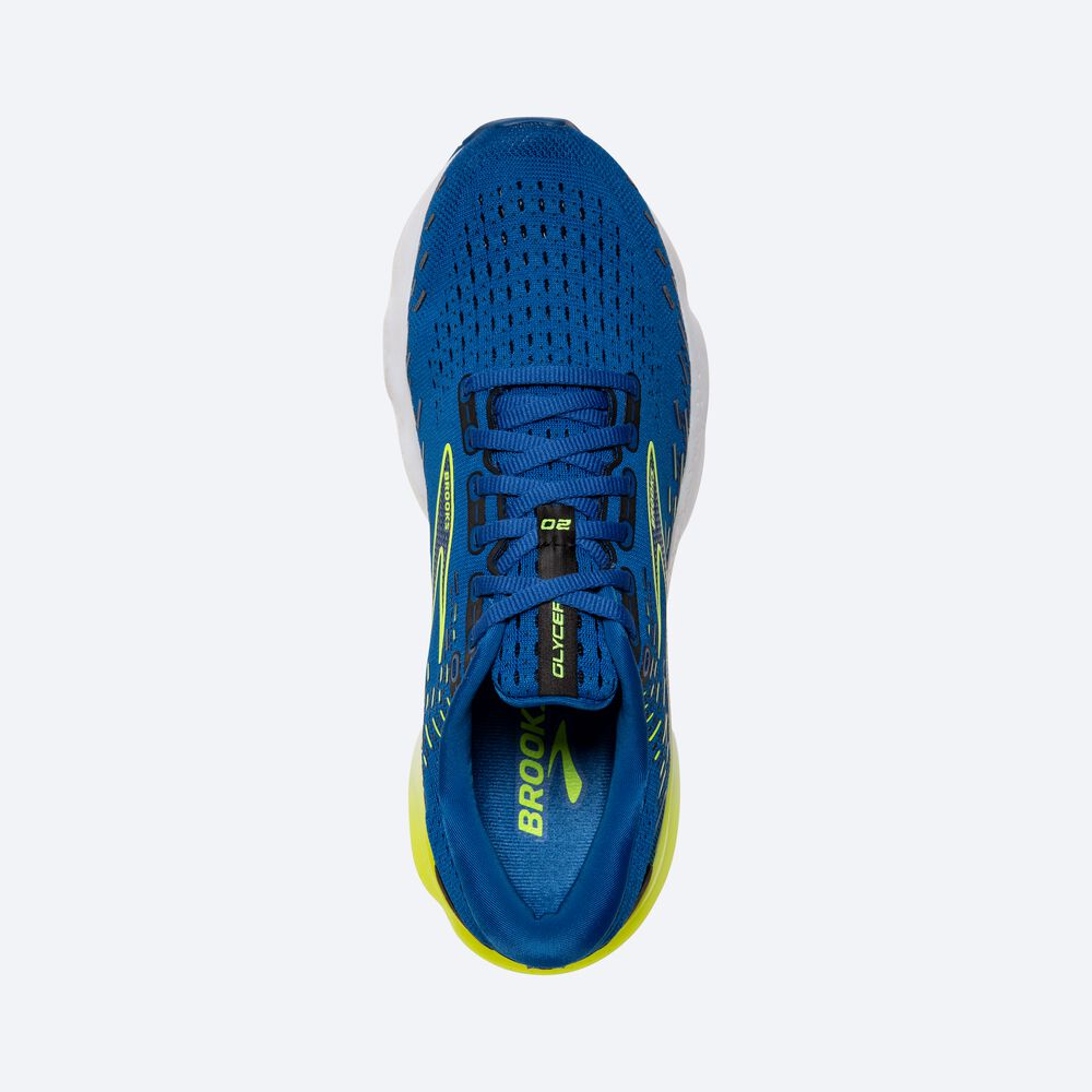 Brooks Glycerin 20 Moški Tekaški Copati Modre Bele | Slovenija-05146