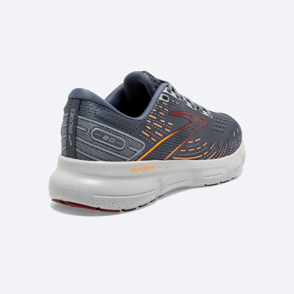 Brooks Glycerin 20 Moški Tekaški Copati Sive Rdeče Oranžne | Slovenija-30819