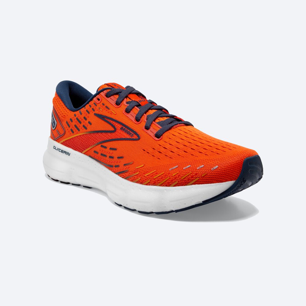 Brooks Glycerin 20 Moški Tekaški Copati Oranžne Rjave | Slovenija-32016