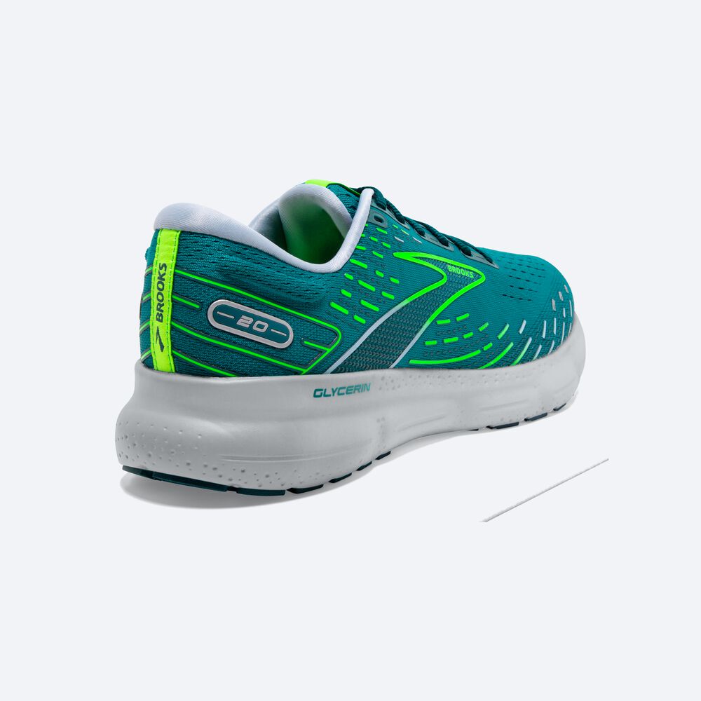 Brooks Glycerin 20 Moški Tekaški Copati Zelene | Slovenija-78541