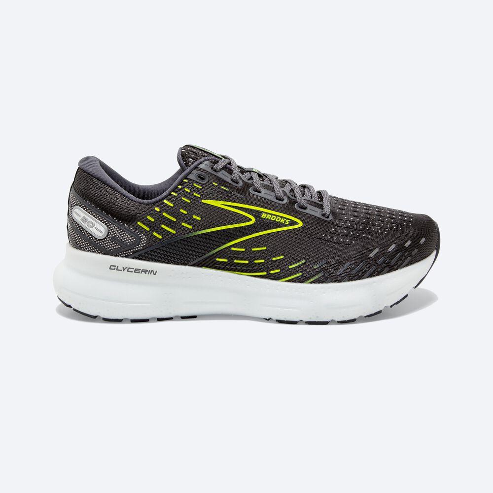 Brooks Glycerin 20 Moški Tekaški Copati Bele | Slovenija-78620