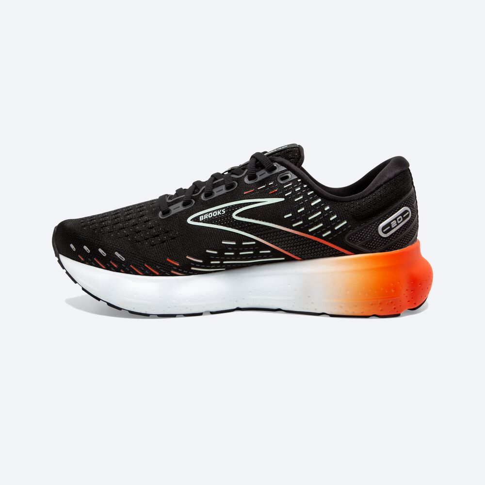 Brooks Glycerin 20 Ženske Tekaški Copati Črne Rdeče | Slovenija-06728