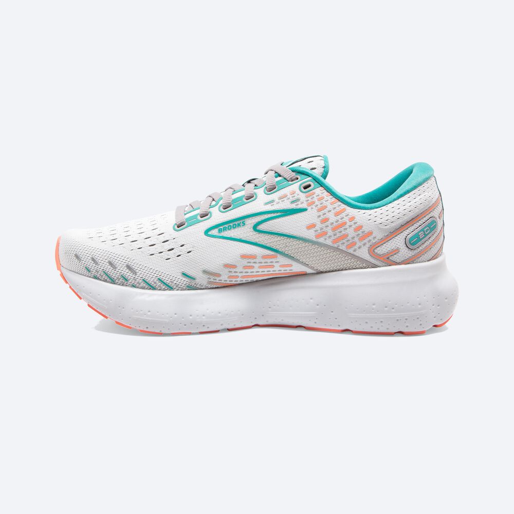 Brooks Glycerin 20 Ženske Tekaški Copati Sive Koralne | Slovenija-07438