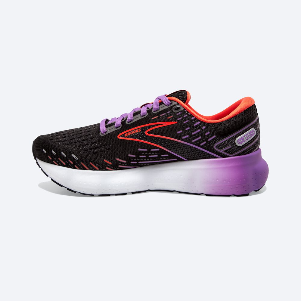 Brooks Glycerin 20 Ženske Tekaški Copati Črne Cvet | Slovenija-30617