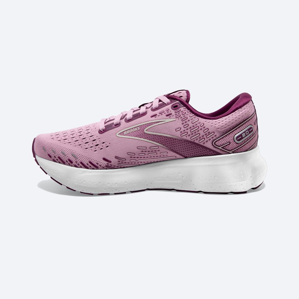 Brooks Glycerin 20 Ženske Tekaški Copati Vijolične Sive | Slovenija-36097