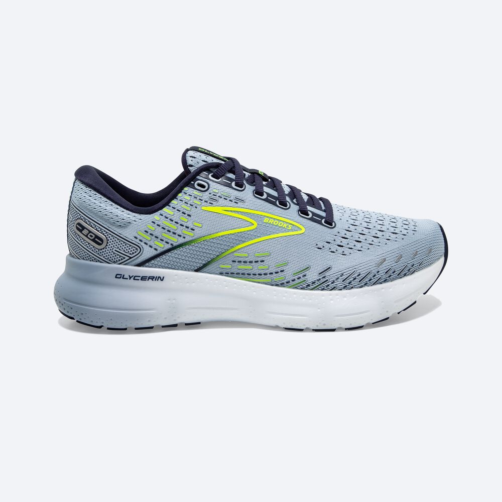 Brooks Glycerin 20 Ženske Tekaški Copati Svetlo Modre Temno Modre | Slovenija-37052