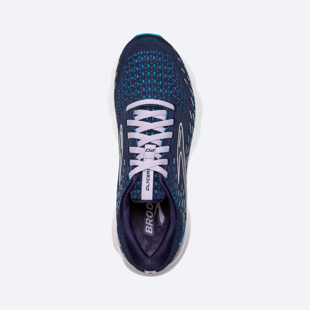 Brooks Glycerin 20 Ženske Tekaški Copati Temno Modre | Slovenija-45861