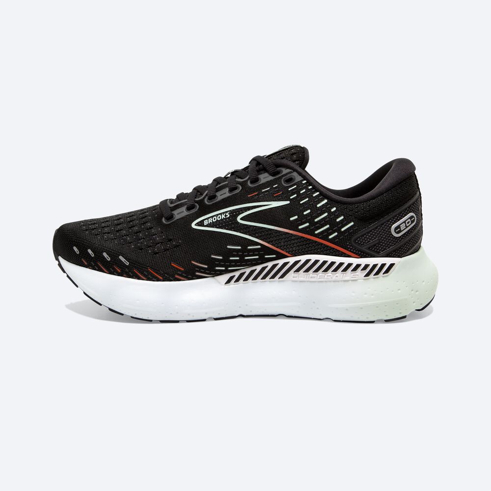 Brooks Glycerin GTS 20 Ženske Tekaški Copati Črne Rdeče | Slovenija-02716