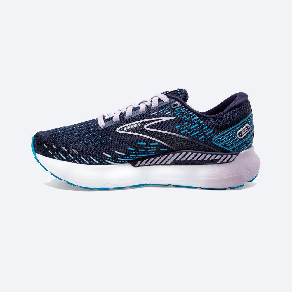 Brooks Glycerin GTS 20 Ženske Tekaški Copati Temno Modre | Slovenija-18306