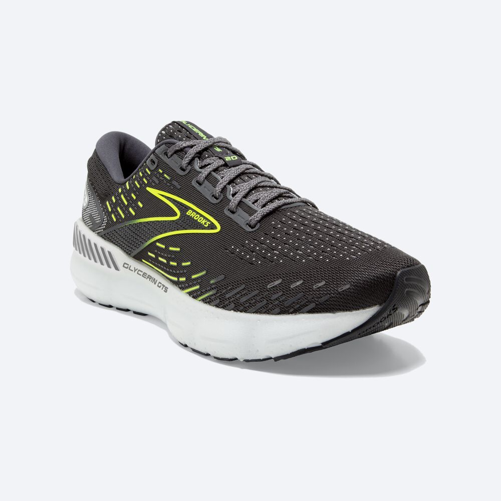 Brooks Glycerin GTS 20 Ženske Tekaški Copati Bele | Slovenija-83096