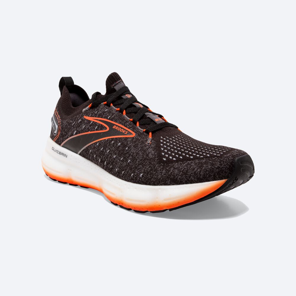 Brooks Glycerin StealthFit 20 Moški Tekaški Copati Črne | Slovenija-28175