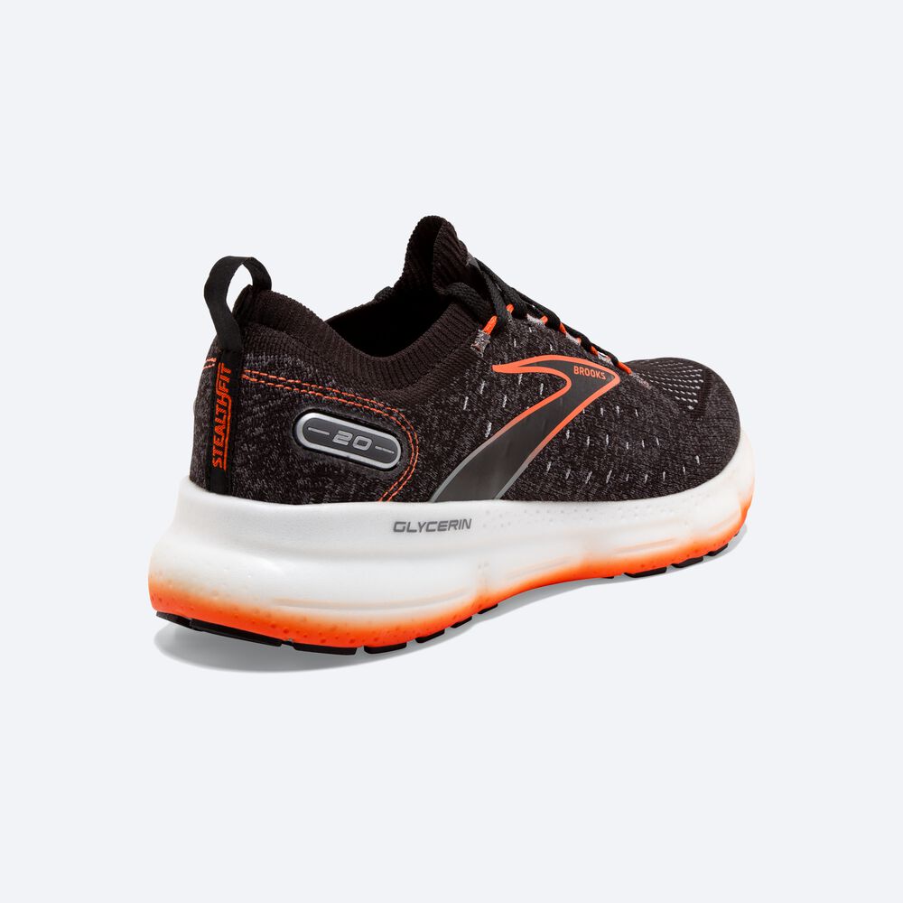 Brooks Glycerin StealthFit 20 Moški Tekaški Copati Črne | Slovenija-28175