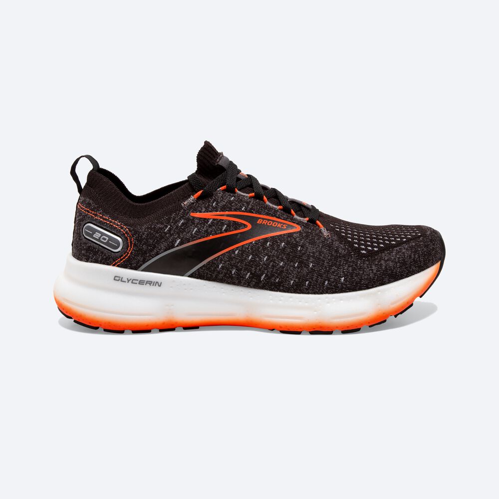 Brooks Glycerin StealthFit 20 Moški Tekaški Copati Črne | Slovenija-28175