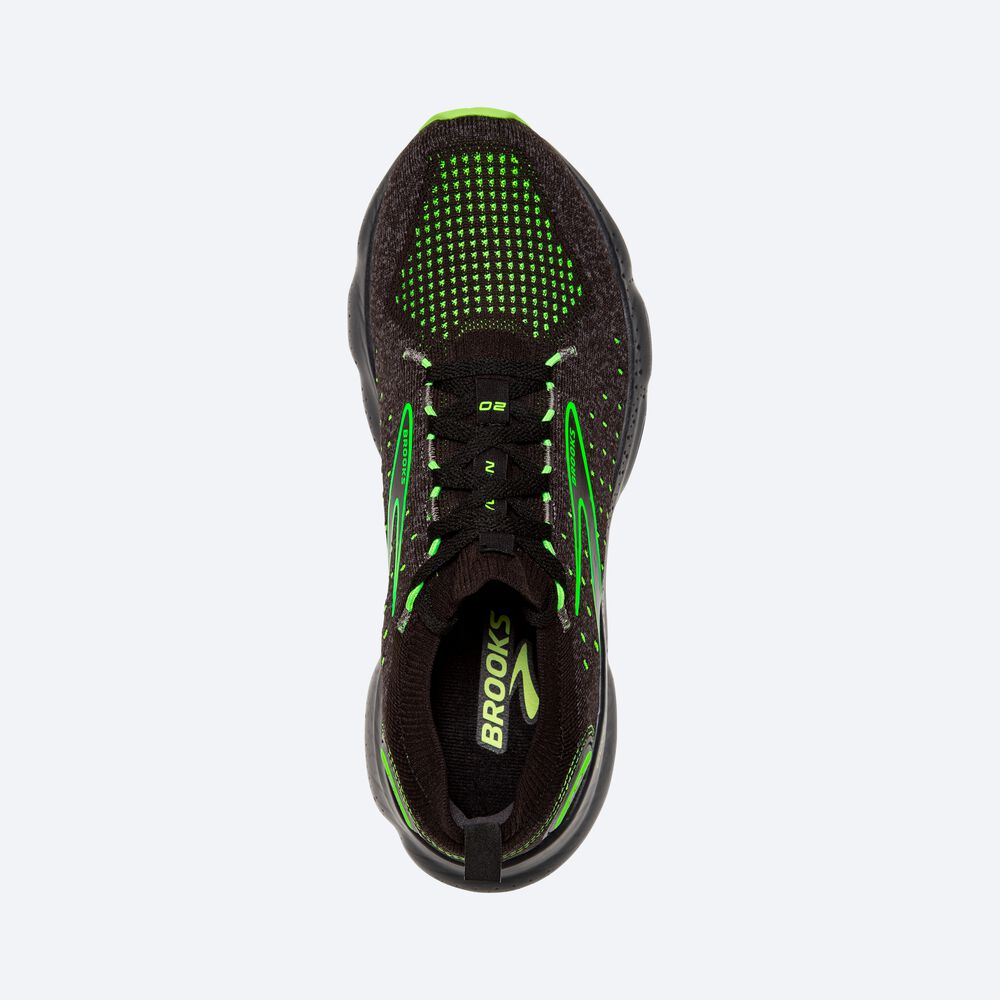 Brooks Glycerin StealthFit 20 Moški Tekaški Copati Črne Zelene | Slovenija-80456