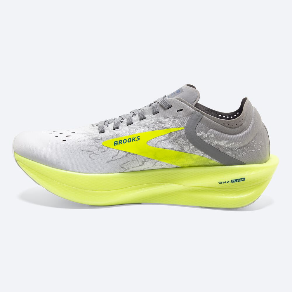 Brooks Hyperion Elite 2 Moški Tekaške Superge Bele Srebrne | Slovenija-74605