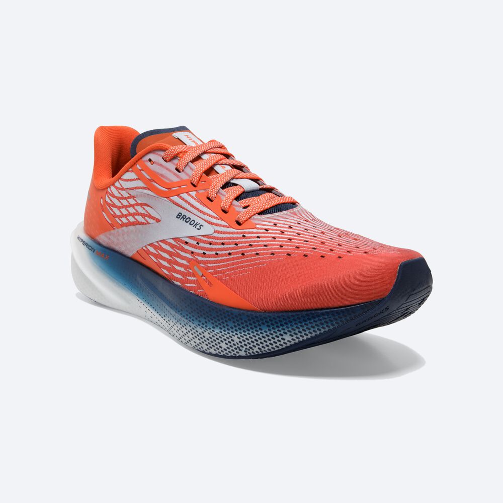 Brooks Hyperion Max Moški Tekaški Copati Roza Rjave | Slovenija-02139