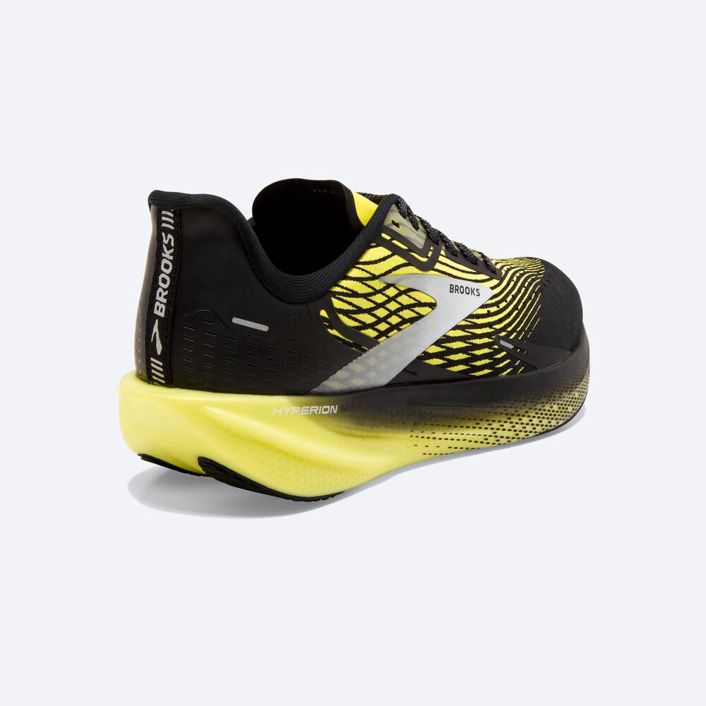 Brooks Hyperion Max Moški Tekaški Copati Črne Rumene Bele | Slovenija-95431