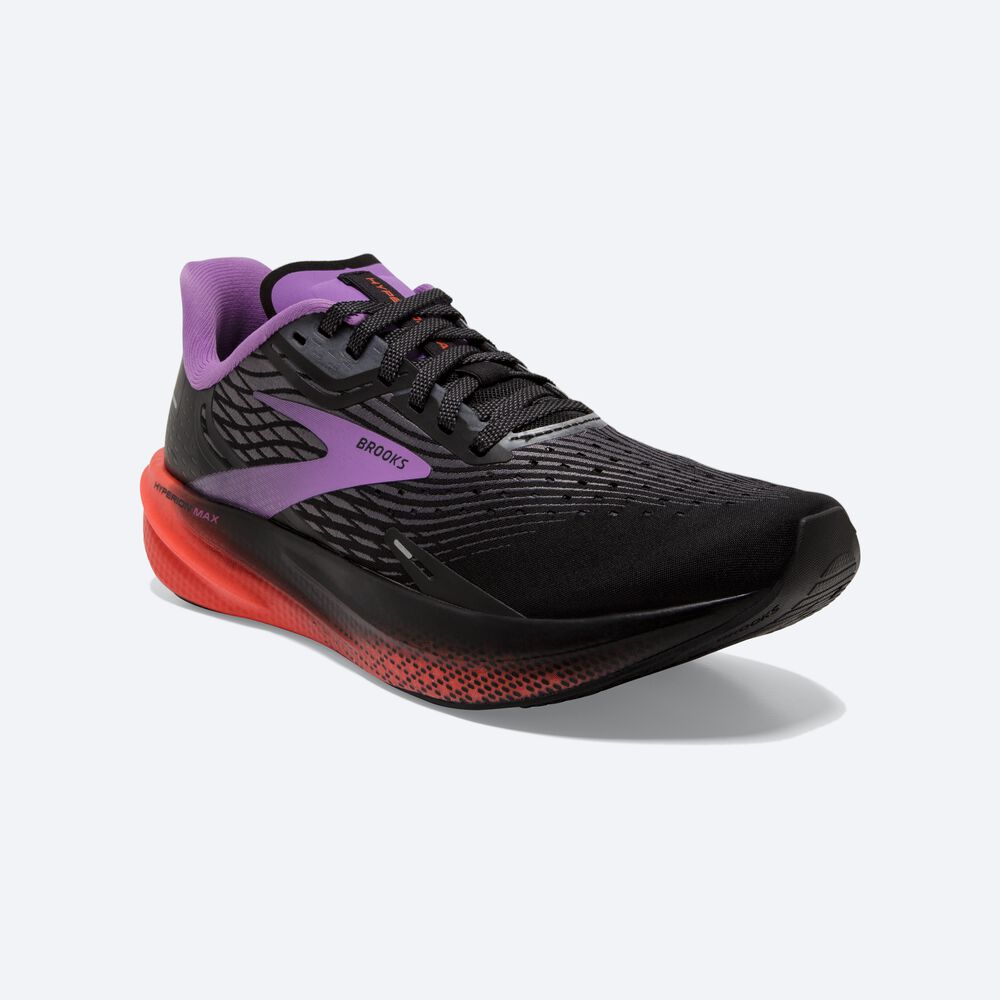 Brooks Hyperion Max Ženske Tekaški Copati Črne Cvet | Slovenija-46802